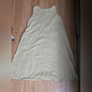 Uniqlo Beige Sleeveless Dress